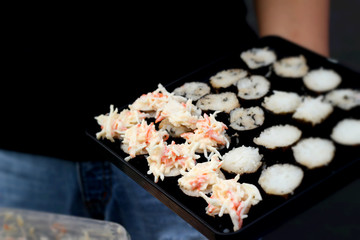 Making Japanese sushi traditional - japanese food