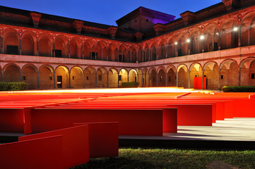 Naklejka premium Milano Design Week 2015 - Fuorisalone - Università Statale