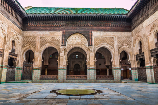 Madrasah in Fez Morocco