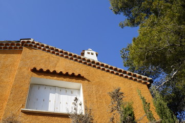 Orange buliding in south france