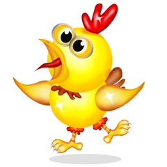 gallo adolescente tris