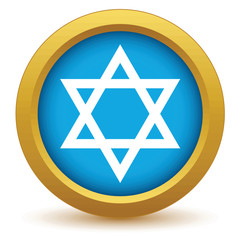 Gold Judaism icon