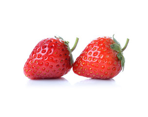 Strawberry isolated on white background.