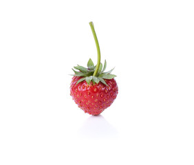 Strawberry isolated on white background.