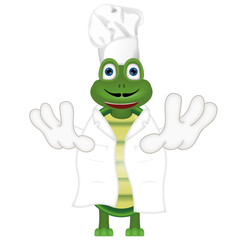 funny turtle cook cooking chef hat cartoon comic illustration