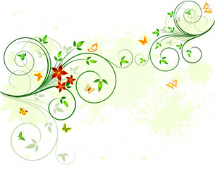 Fototapeta na wymiar Floral background design