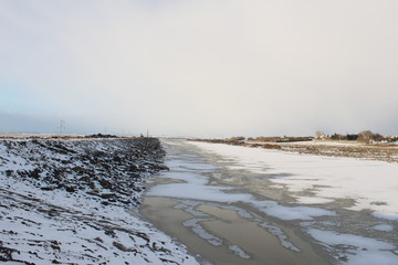 frozen lake