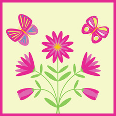 Decorative background for greeting card