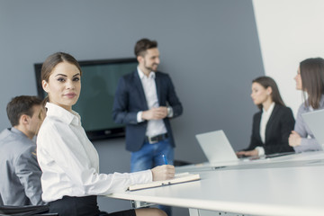 Young people in the office