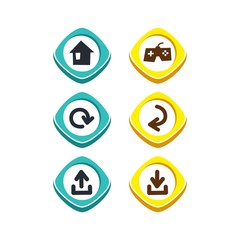 icon button set