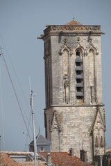 Charente-Maritime - La Rochelle - Clocher Eglise Saint-Sauveur