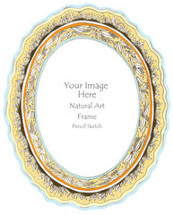 frame flower and leave color