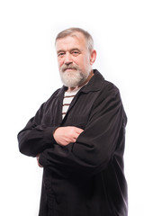 Old man with a beard