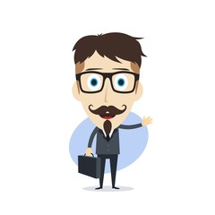businessman cartoon