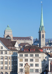 Fototapeta na wymiar Zurich Towers