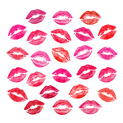 Beautiful red lips
