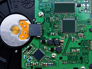Fototapeta premium Electronic of harddrive