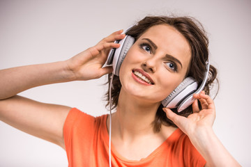Naklejka premium Woman