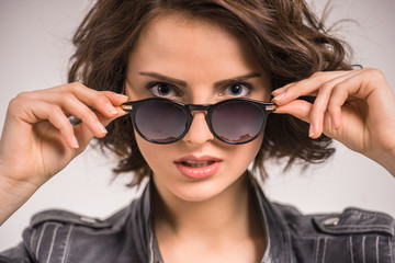 Naklejka premium Woman