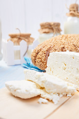 Milk products. Healthy food.
