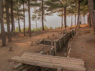 Fototapeta premium Trenches of Gallipoli