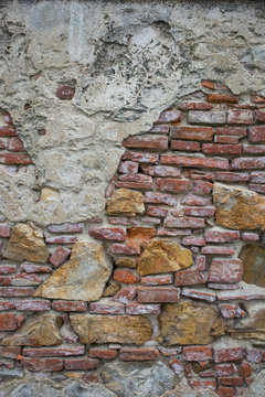 Muro di mattoni, trama texture sfondo