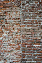 Muro di mattoni, trama texture sfondo