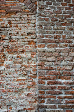Muro di mattoni, trama texture sfondo