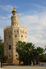 Fototapeta na wymiar Golden tower