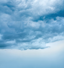 Dramatische Wolkenstimmung