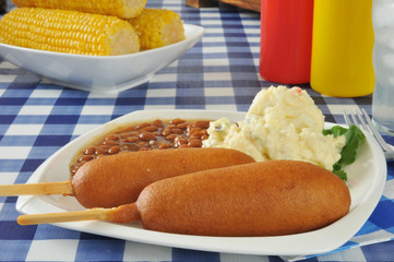 Corn dogs