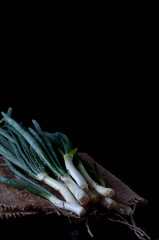 Spring onion with chives