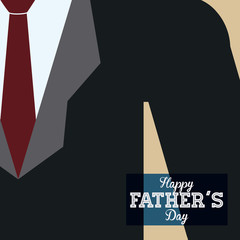 Happy fathers day design.