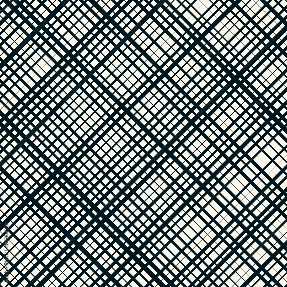 Aufkleber Gridded abstract vector pattern.