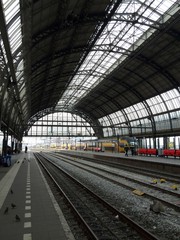 Fototapeta na wymiar Centraal station Amsterdam