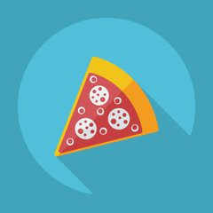 Flat modern design with shadow fast food