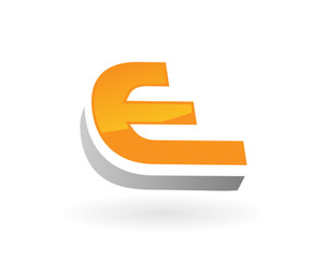 E logo