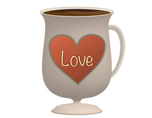 Love coffee mug