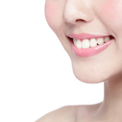 Obraz premium young woman health teeth