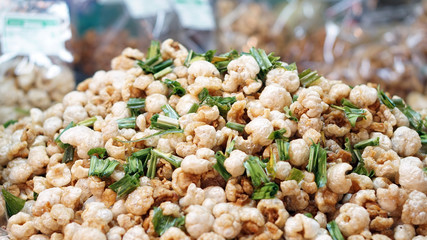 deep fried crispy pork skin