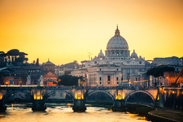 Panele Szklane Podświetlane  Katedra św. Piotra w Rzymie
