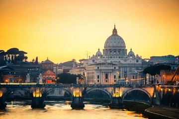 Türaufkleber Petersdom in Rom © sborisov