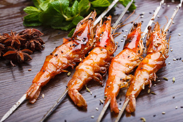 Grilled shrimp