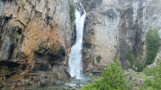 Organs Waterfall at Borosa river in Cazorla, Andalusia, Spain
