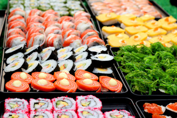 Japanese sushi traditional delicious - japanese food