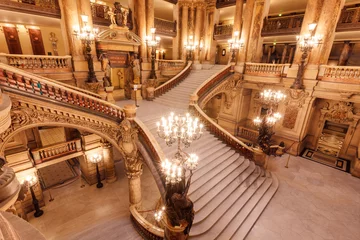 Photo sur Plexiglas Europe centrale Escalier de l'Opéra Garnier