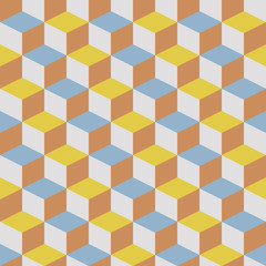 abstract retro geometric pattern