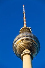 Berlin TV Tower.  Fersehturm in Berlin