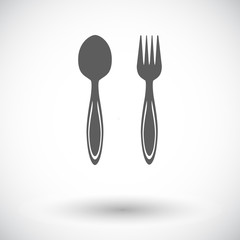 Spoon, fork.