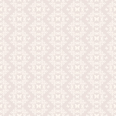Seamless Damask Wallpaper